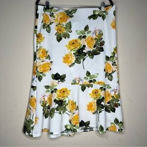 PLUS SIZE Lemonade Midi Skirt